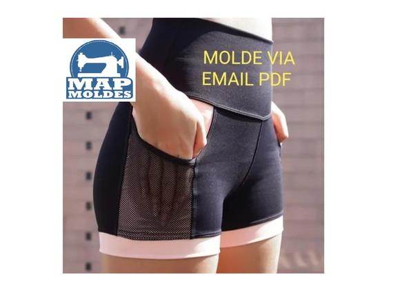 Molde Bermuda Fitness Academia Fem P ao Gg Por Email