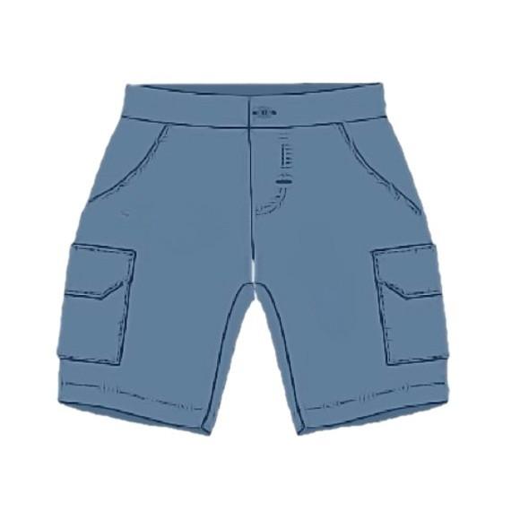 Molde Bermuda Infantil com Bolso Faca