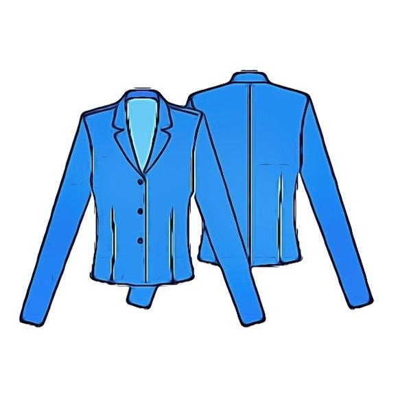 Molde Blazer Curto Forrado em pdf 38 ao 44