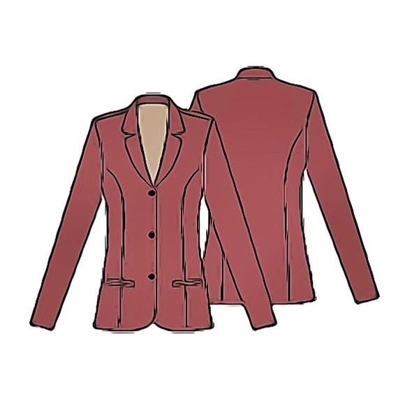 Molde Blazer Feminino Forrado em pdf 38 ao 44