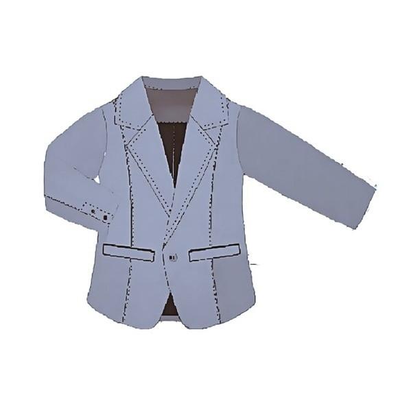 Molde Blazer Masculino Infantil