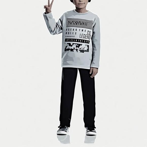 Molde Blusa + Calça Moletom Infantil Básica 2 a 14 Anos