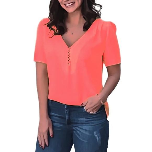 Molde Blusa Manga Curta Feminina P ao G