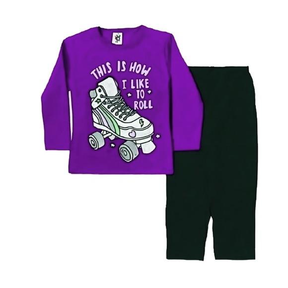 Molde Calça + Blusa Moletom Infantil Básica