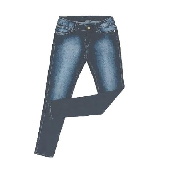 Molde Calça Jeans Skinny Feminina Adulto