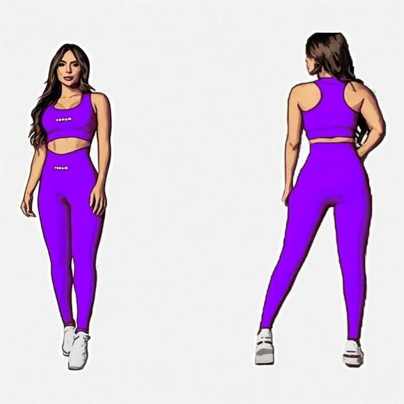 Molde Calça Legging + Cropped Fitness Pp ao Xg
