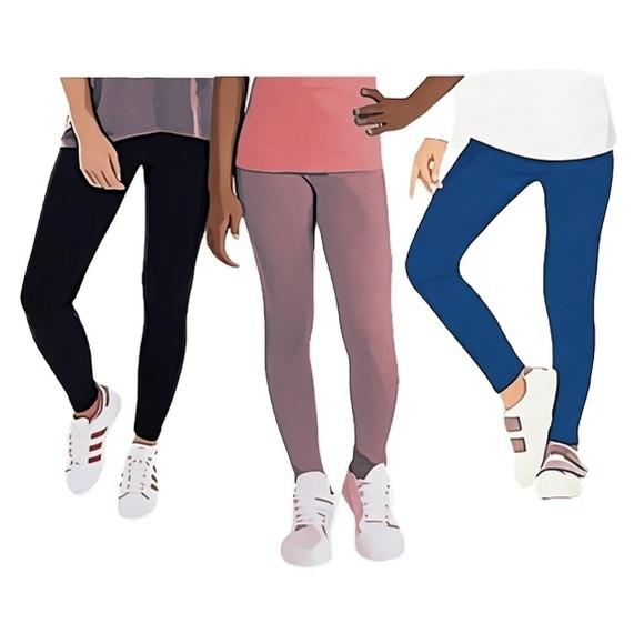 Molde Calca Legging Infantil em pdf 2 a 14