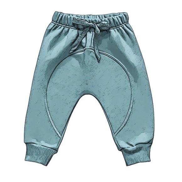 Molde Calça Saruel Bebe com Recorte Rn ao Gg