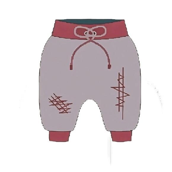 Molde Calça Saruel Bebê