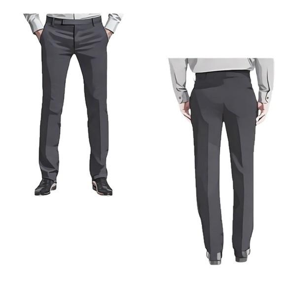 Molde Calça Social Masculina em pdf 36 ao 48