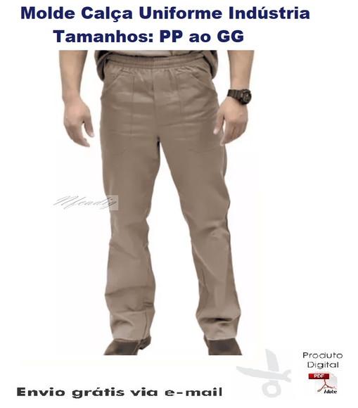 Molde Calça Uniforme Indústria Fabrica #201