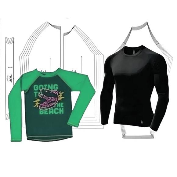 Molde Camisa Blusa Térmica Proteção Uv Adulto e Inf
