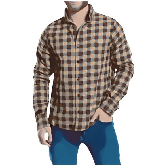 Molde Camisa Social Flanela Masculina P ao Xxg
