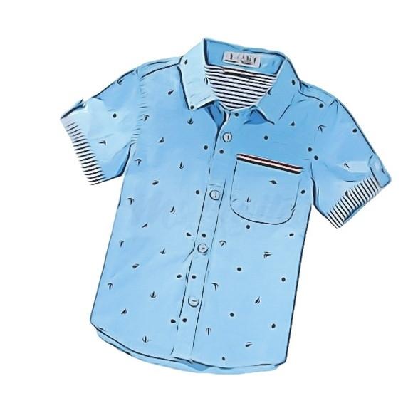 Molde Camisa Social Infantil Masc m Curta 2 ao 14 #87