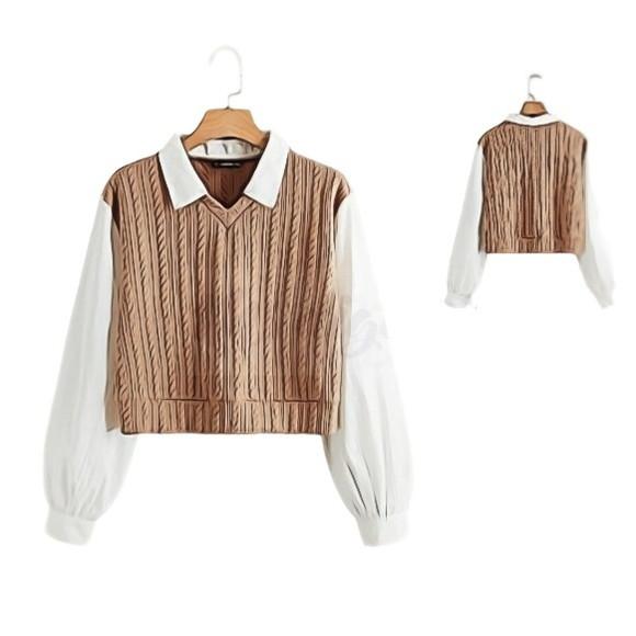 Molde Camiseta Fem Adulto com Tricot P ao Gg #90
