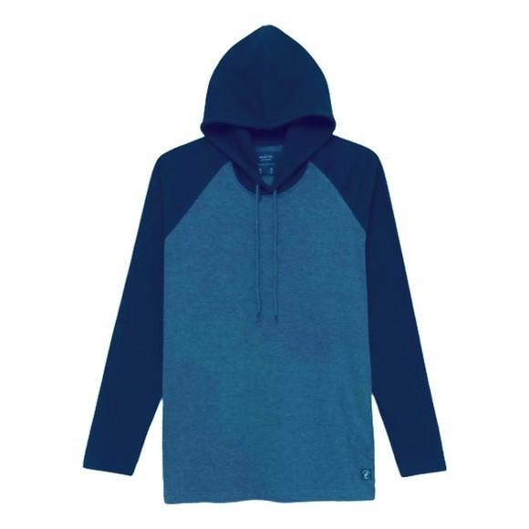 Molde Camiseta Manga Longa Raglan com Capuz P ao Gg