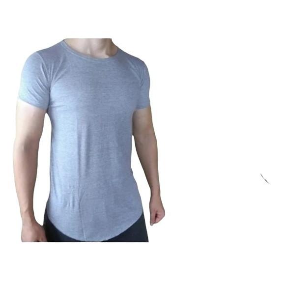 Molde Camiseta Masc Longline Slimfit Pp ao Xg