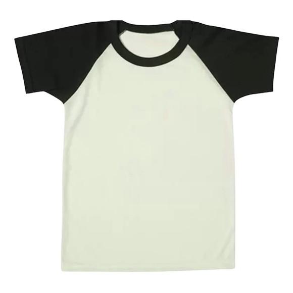 Molde Camiseta Raglan Infantil Manga Curta 2 ao 16