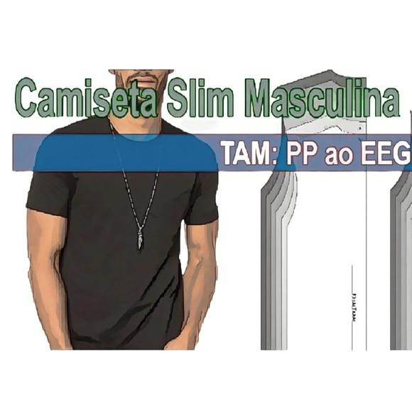 Molde Camiseta Slim - em pdf