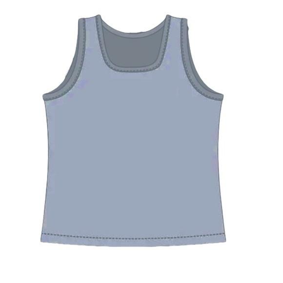 Molde Camiseta Regata Fem Adulto P ao Xg