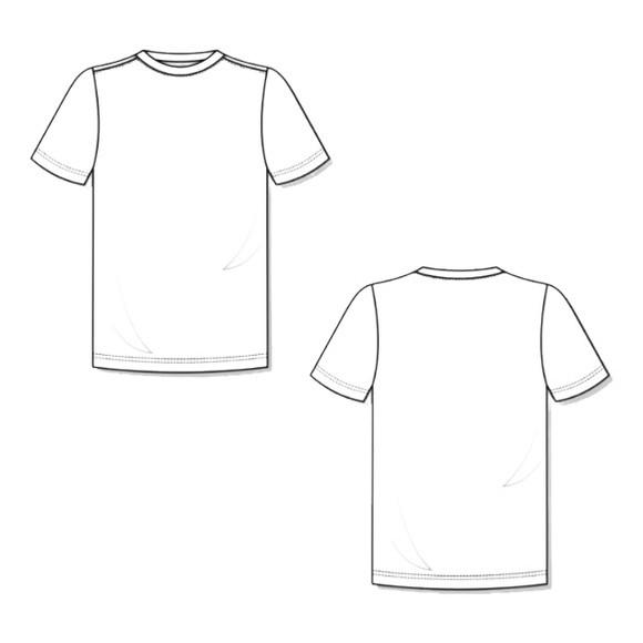 Molde Camiseta Tradicional Gola Redonda Pp ao Xg