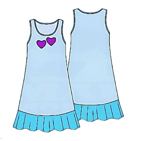 Molde Camisola Cavada Infantil de 4 a 10 Anos