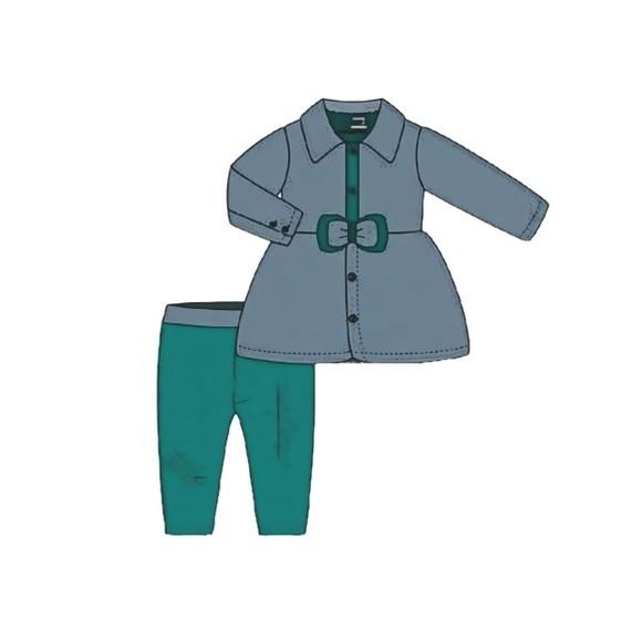 Molde Casaco com Legging Infantil