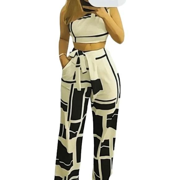 Molde Conjunto Cropped e Pantalona em pdf P ao Gg