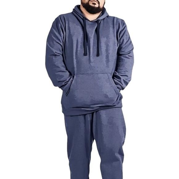Molde Conunto Moletom Masculino Plus Size G1 ao G5