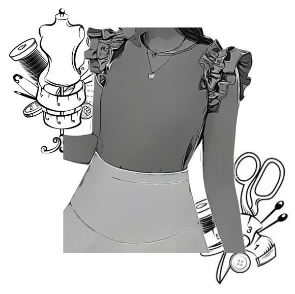 Molde Costura de Blusa Infantil Feminina 4 a 14 Anos #80