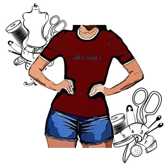 Molde Costura de Blusa Manga Princesa P ao Xxg #77