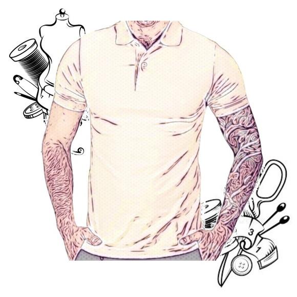 Molde Costura de Camisa Polo Masculina Slim P ao Xxg #84