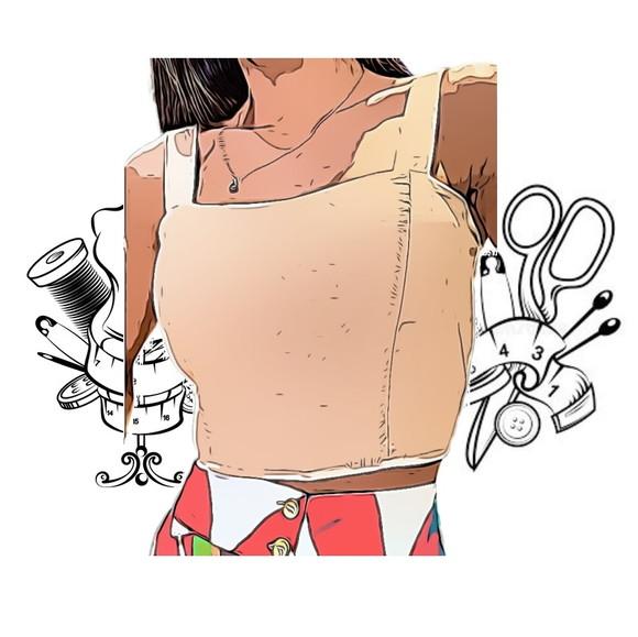 Molde Costura de Cropped Social Casual P ao Xxg #108