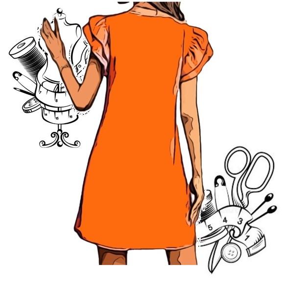 Molde Costura de Vestido Manga Franzida Adulto P ao Xg #119