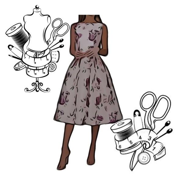 Molde Costura de Vestido Gode Fem do P ao Gg #120