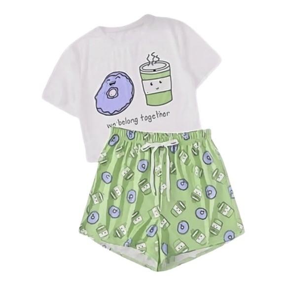 Molde Cropped + Short Infantil Verão 2 a 14 Anos