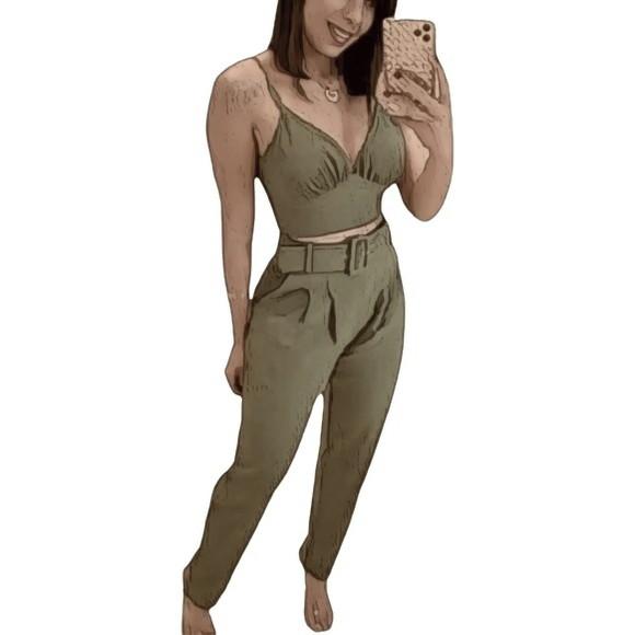 Molde Cropped Alcinha e Calça Alfaiataria P ao Xg