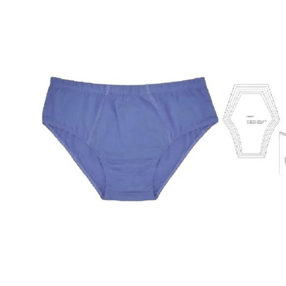 Molde Cueca Slip Básica Adulta , Moda Íntima