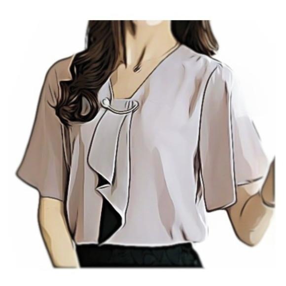 Molde de Blusa Fem Manga Anjo 36 ao 50 #306
