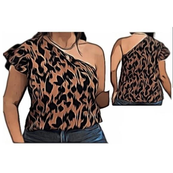 Molde de Blusa Um Ombro P ao Xxg #208