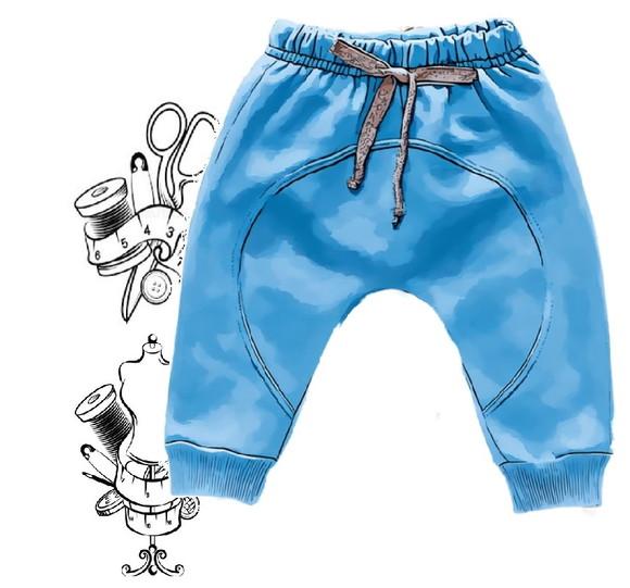 Molde de Calça Saruel Bebê Rn a 3 Anos #429