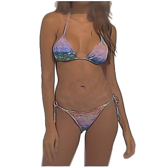 Molde de Conjunto Biquini Curtininha #97