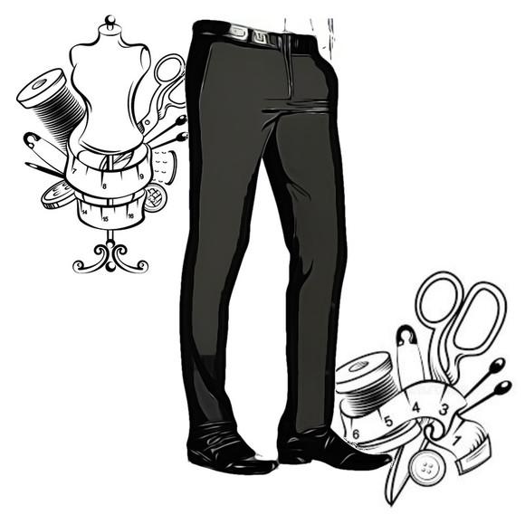 Molde de Costura Calça Social Adulto Masc 36 ao 50 #162
