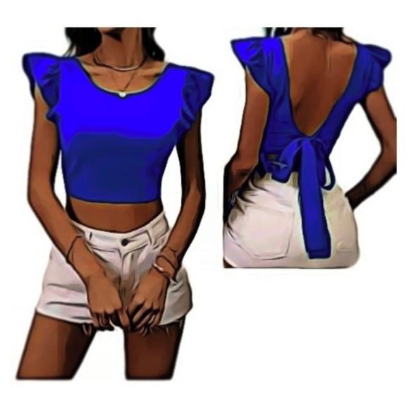 Molde de Cropped Amarrar Costas #277