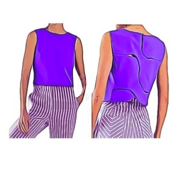 Molde de Cropped Detalhe Costas #155