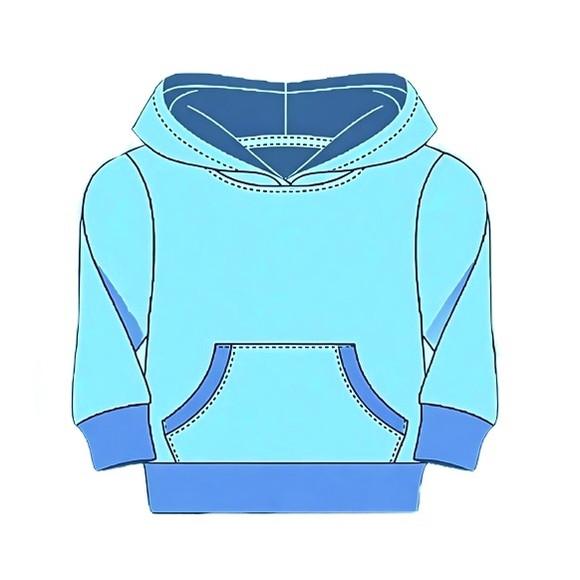 Molde de Roupa de Blusa Moletom Bebê Rn ao Gg