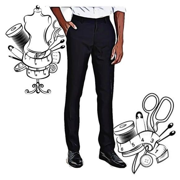 Molde de Roupa de Calça Masculina Social 36 ao 50 #239