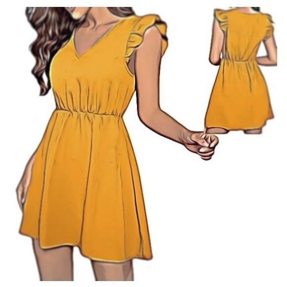 Molde de Vestido Casual Gola V #370