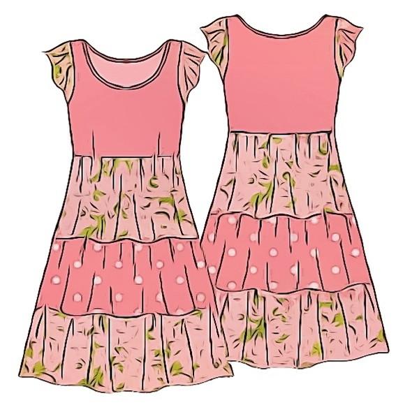 Molde de Vestido Curto Franzido em pdf P ao Gg 26