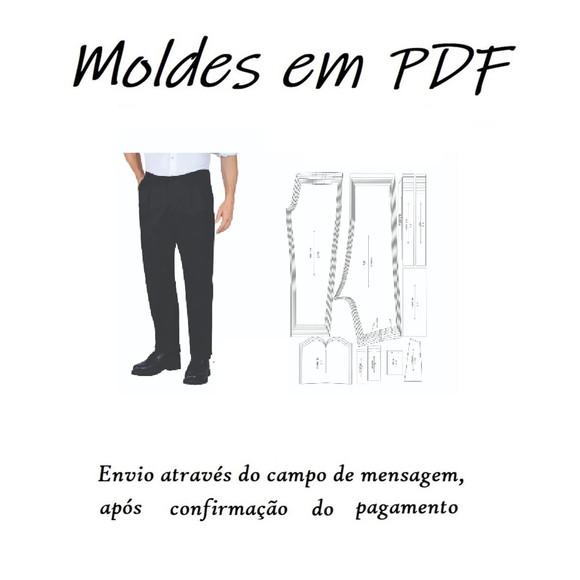 Molde Digital - Modelagem De Calça Social Masculino Adulto